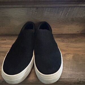Steve Madden Black Slip-On Sneakers